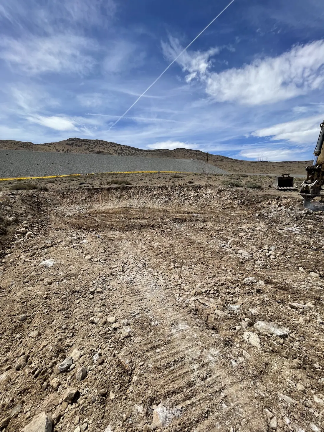 Image of Tahoe Reno Industrial Center well grading